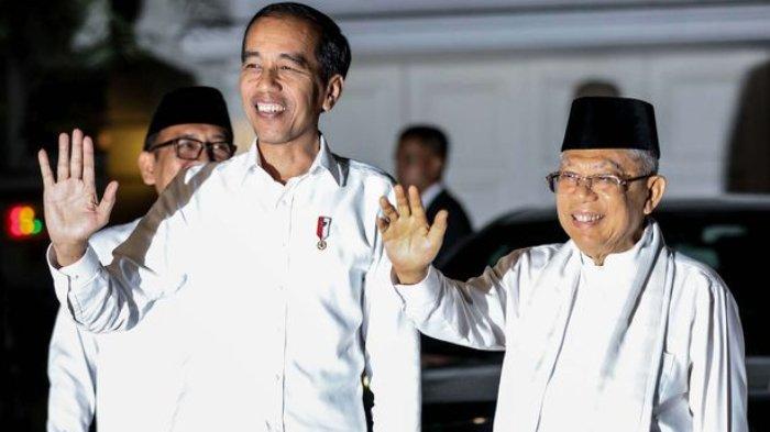 THR Jokowi Capai Rp62 Juta, Termasuk Tunjangan Rp32,5 Juta, Berapa yang Diterima Maruf Amin?